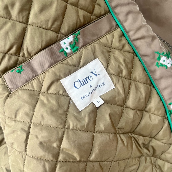 Clare V. x MONOPRIX Bomber Jacket - Picture 2 of 3